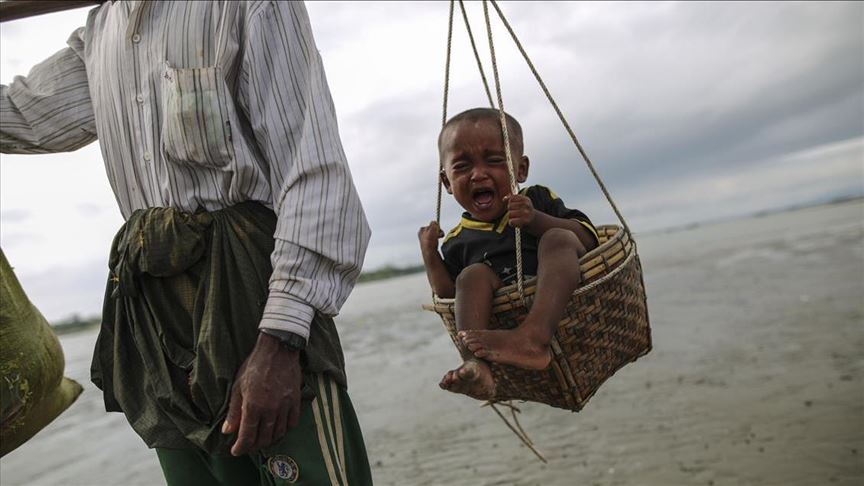 Pengungsi Rohingya. (Foto: AA)