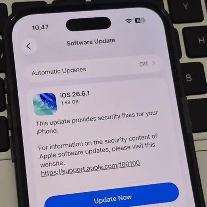 Apple Rilis Pembaruan Keamanan Penting untuk iPhone: iOS 26.6.1 Tersedia