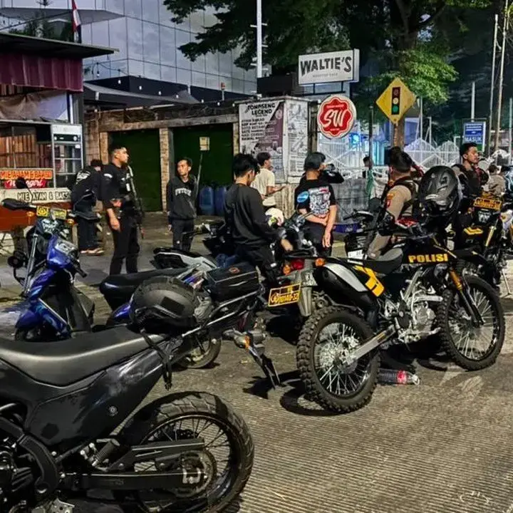 Brimob Patroli di Jaktim, Sita Dua Motor Tak Lengkap Suratnya