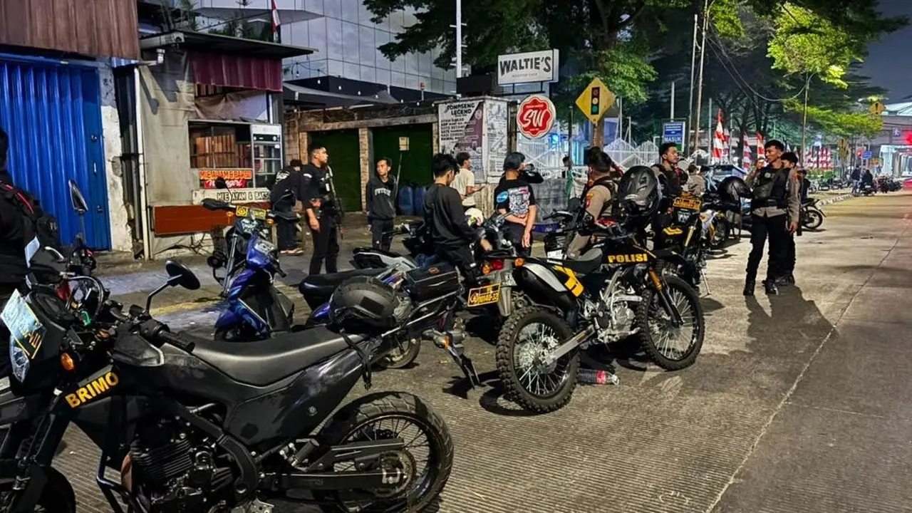 Brimob Patroli di Jaktim, Sita Dua Motor Tak Lengkap Suratnya