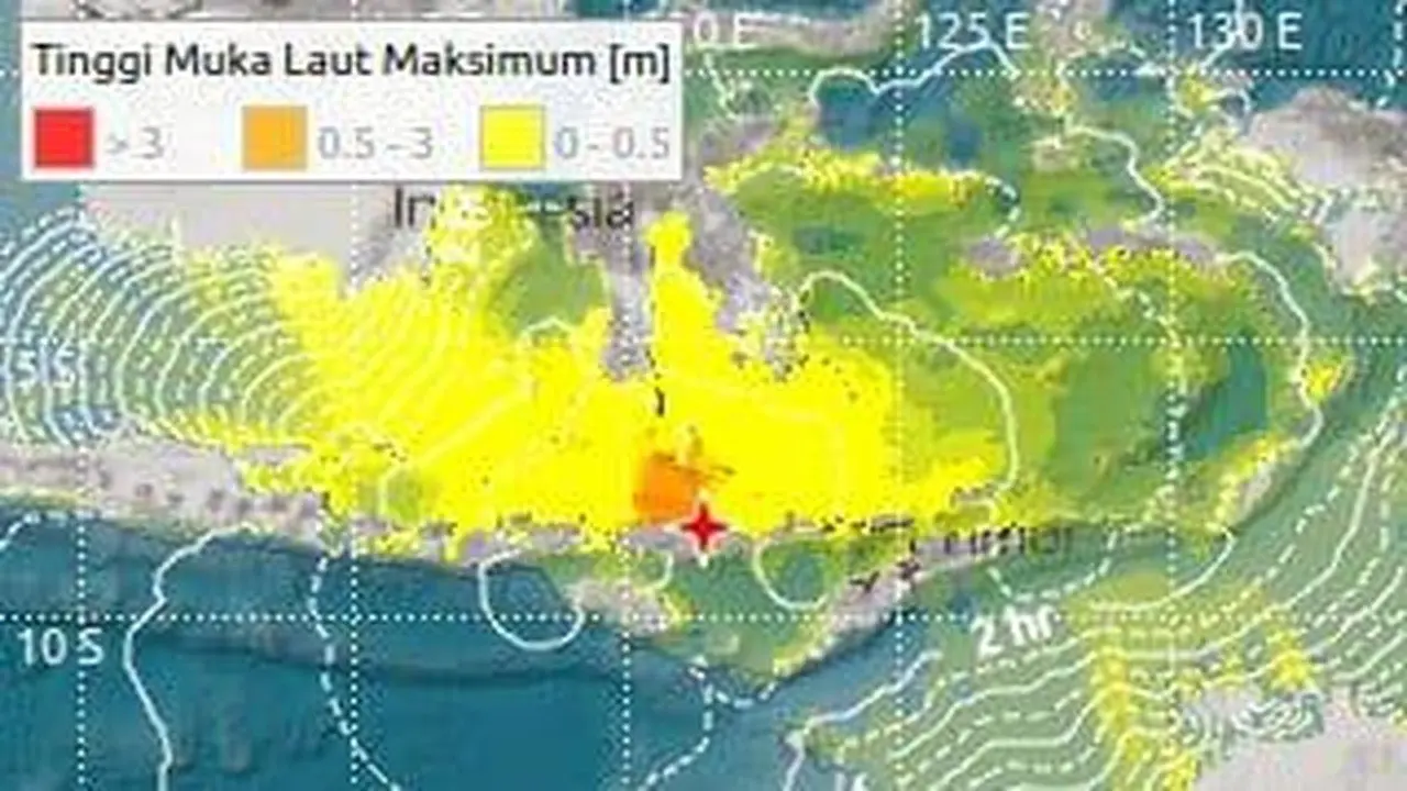 Gempa M 7 NTT Picu Tsunami Lokal, 10 Wilayah Terdampak Gelombang hingga 0,9 Meter