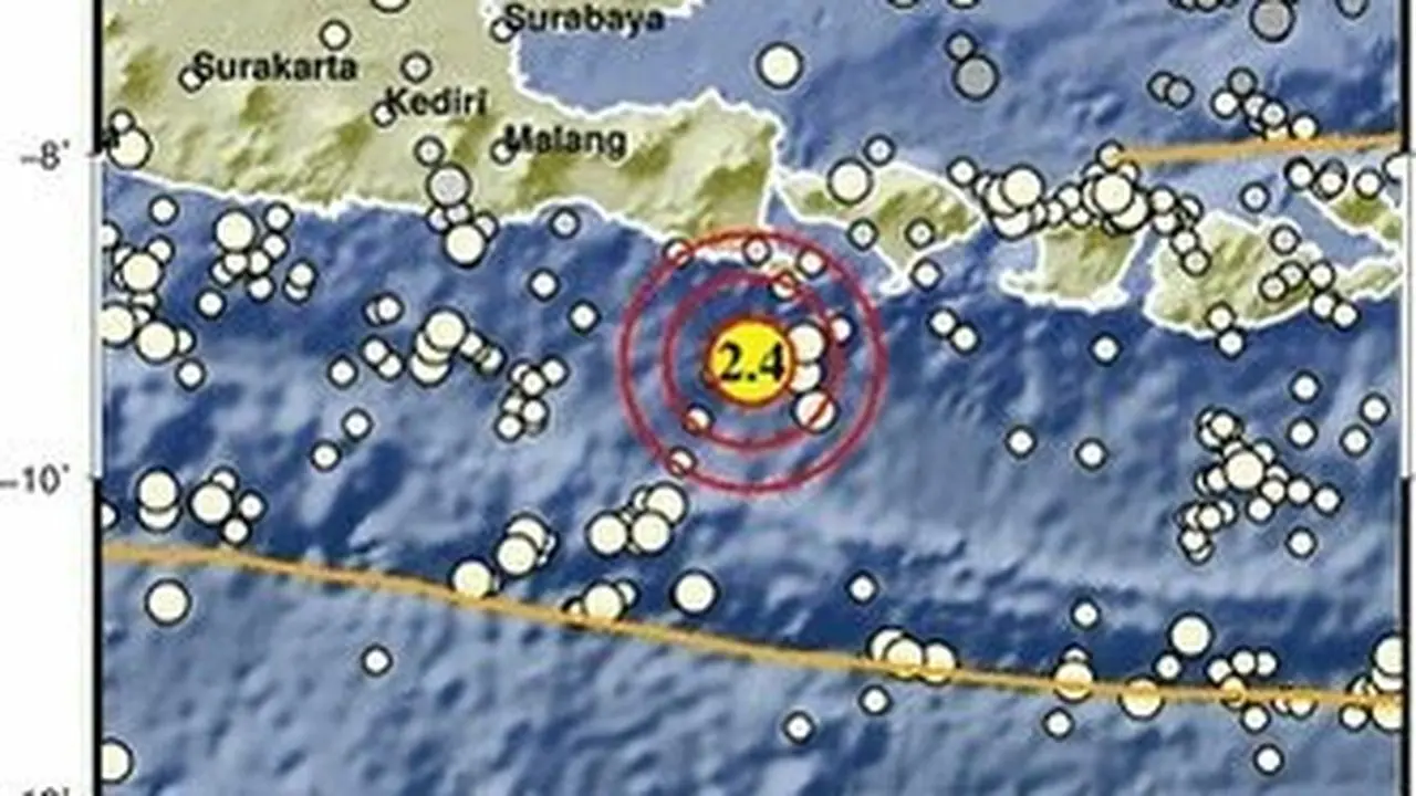 Gempa Magnitudo 2,4 Guncang Perairan Bali, BMKG Pastikan Tidak Ada Potensi Tsunami