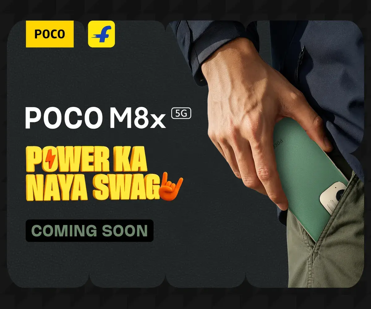 Bocoran Desaib Belakang Poco M8x 5G (Sumber Flipkart)