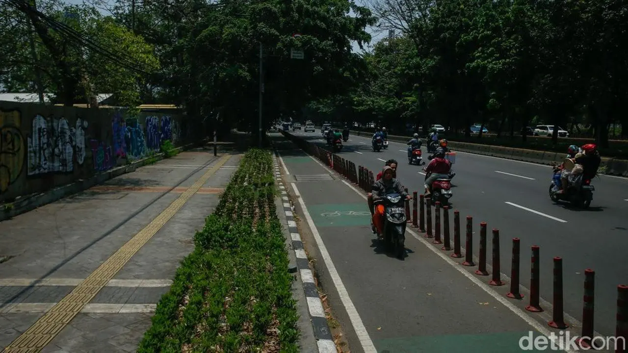 Nasib Jalur Sepeda DKI Jakarta Masih Dievaluasi, Penertiban Motor Digencarkan
