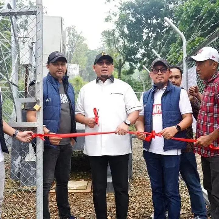 Peresmian BTS Tahura Bung Hatta Diwarnai Ungkap Kasus Pencurian Tiang Telkom