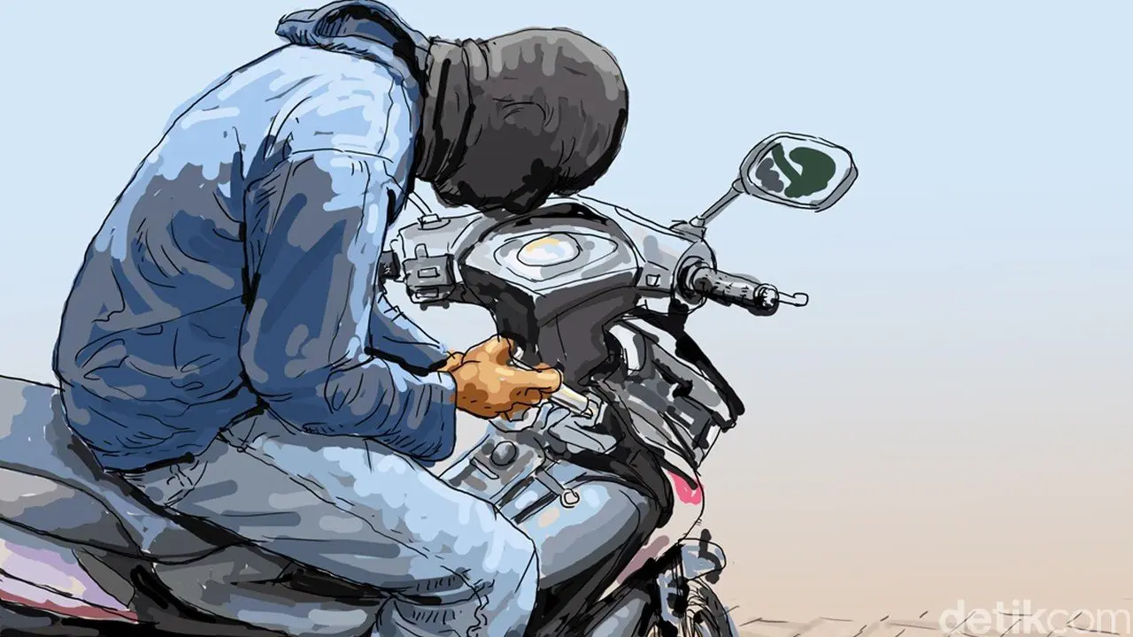 Polisi Tangkap Pencuri Motor di Tangerang, Barang Bukti Celurit dan Kunci T Disita