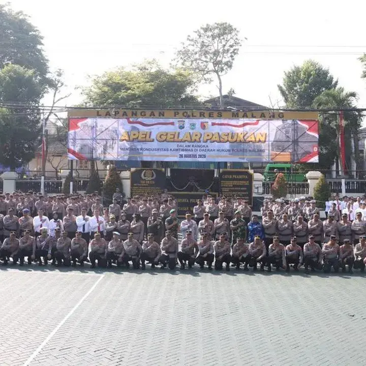 Polres Malang Perkuat Sinergi TNI-Polri dan Masyarakat untuk Keamanan Wilayah