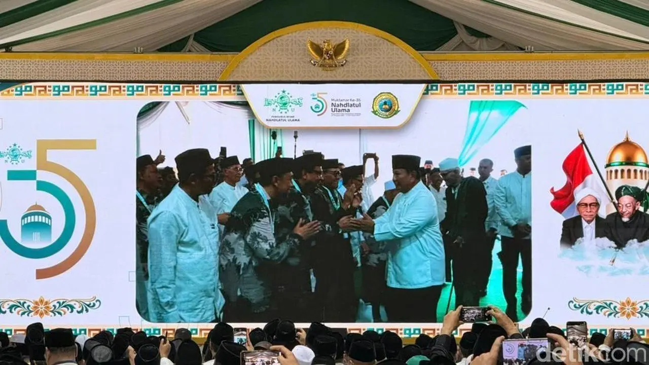 Prabowo Buka Muktamar NU ke-35 di Jombang, Dihadiri Gibran dan Sejumlah Menteri