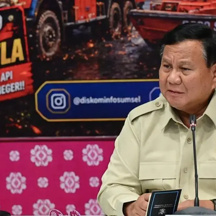 Prabowo Pantau Langsung Karhutla Jambi-Lampung, Beri Dukungan Operasional