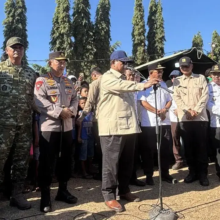 Prabowo Subianto Sampaikan Belasungkawa kepada Korban Gempa NTT