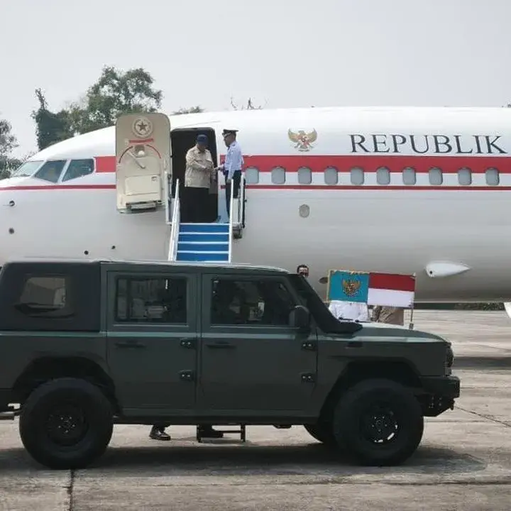 Prabowo Tiba di Riau di Tengah Kepungan Kabut Asap Karhutla