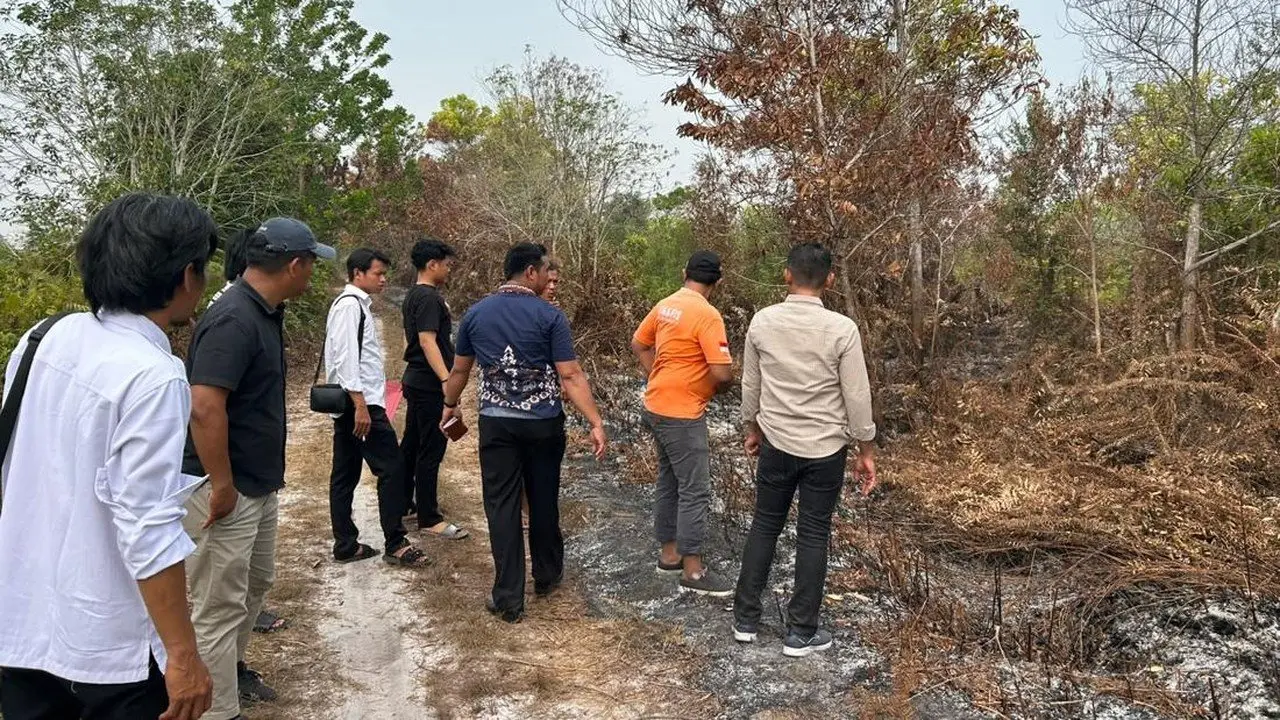 Pria Senter dan Pemilik Lahan Jadi Tersangka Karhutla di Palangka Raya