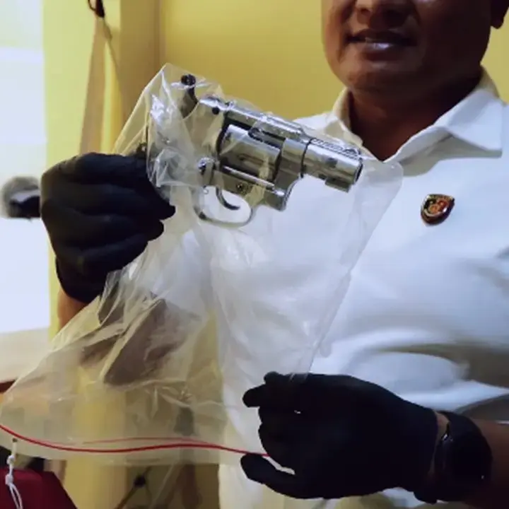 Senjata Api Rakitan Ditemukan dalam Pengembangan Kasus Perampokan SPBU Wonosobo