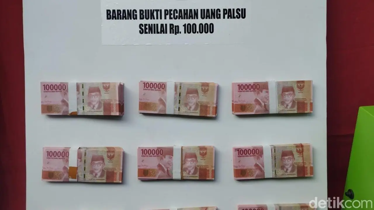 Sindikat Uang Palsu Dua Kali Produksi, Ribuan Lembar Gagal Edar