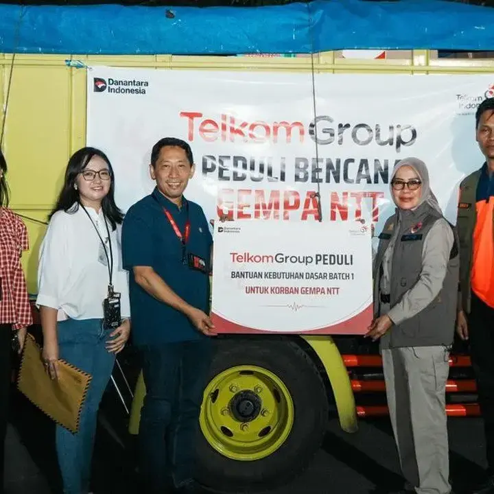 TelkomGroup Sumbang Rp 1,3 M untuk Korban Gempa NTT, Fokus Pemulihan Pascabencana