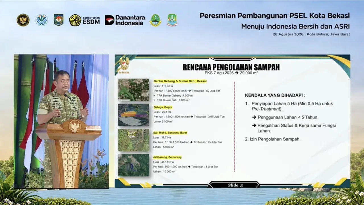 TNI AD Siap Kelola Timbunan Sampah Lama Menjadi Minyak dengan Teknologi Pirolisis
