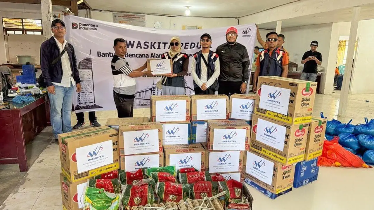 Waskita Karya Kirim Ribuan Bantuan Logistik untuk Korban Gempa NTT