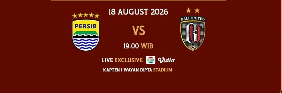 Jadwal Siaran Langsung Persib vs Bali United