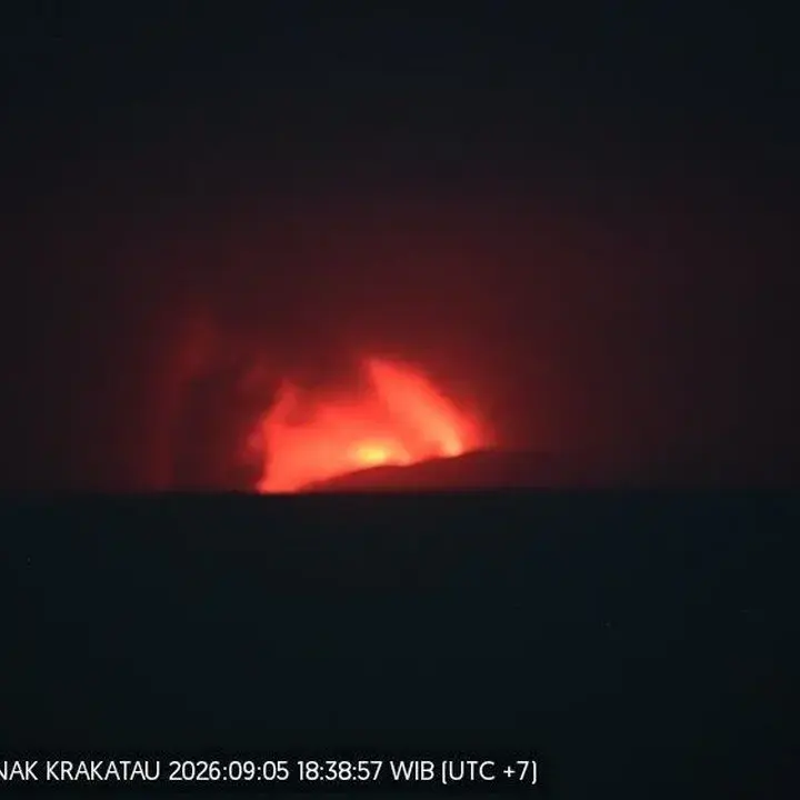 Abu Vulkanik Anak Krakatau Terdeteksi di Langit Jakarta dan Sekitarnya