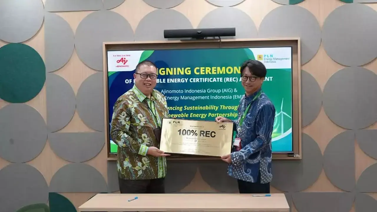 Ajinomoto Perpanjang Kerja Sama Energi Terbarukan, Targetkan Pengurangan Emisi Berkelanjutan