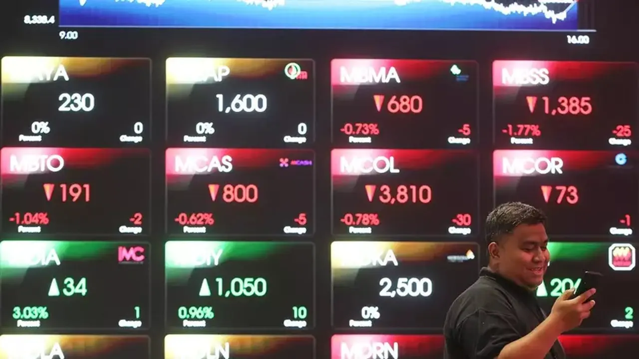 Investor Asing Catat Net Sell Rp 29,8 Miliar di Tengah Pelemahan IHSG