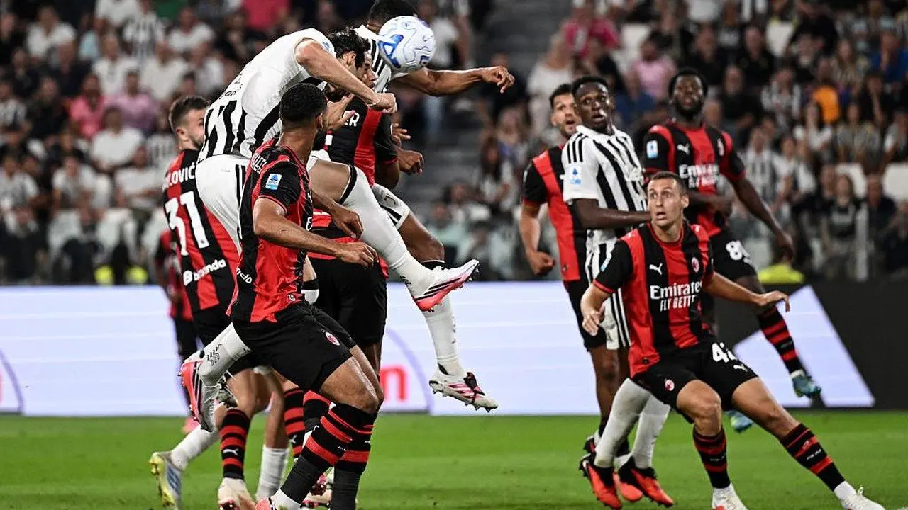 Juventus Ditahan Imbang Milan 1-1, Gol di Injury Time Selamatkan Poin Tuan Rumah
