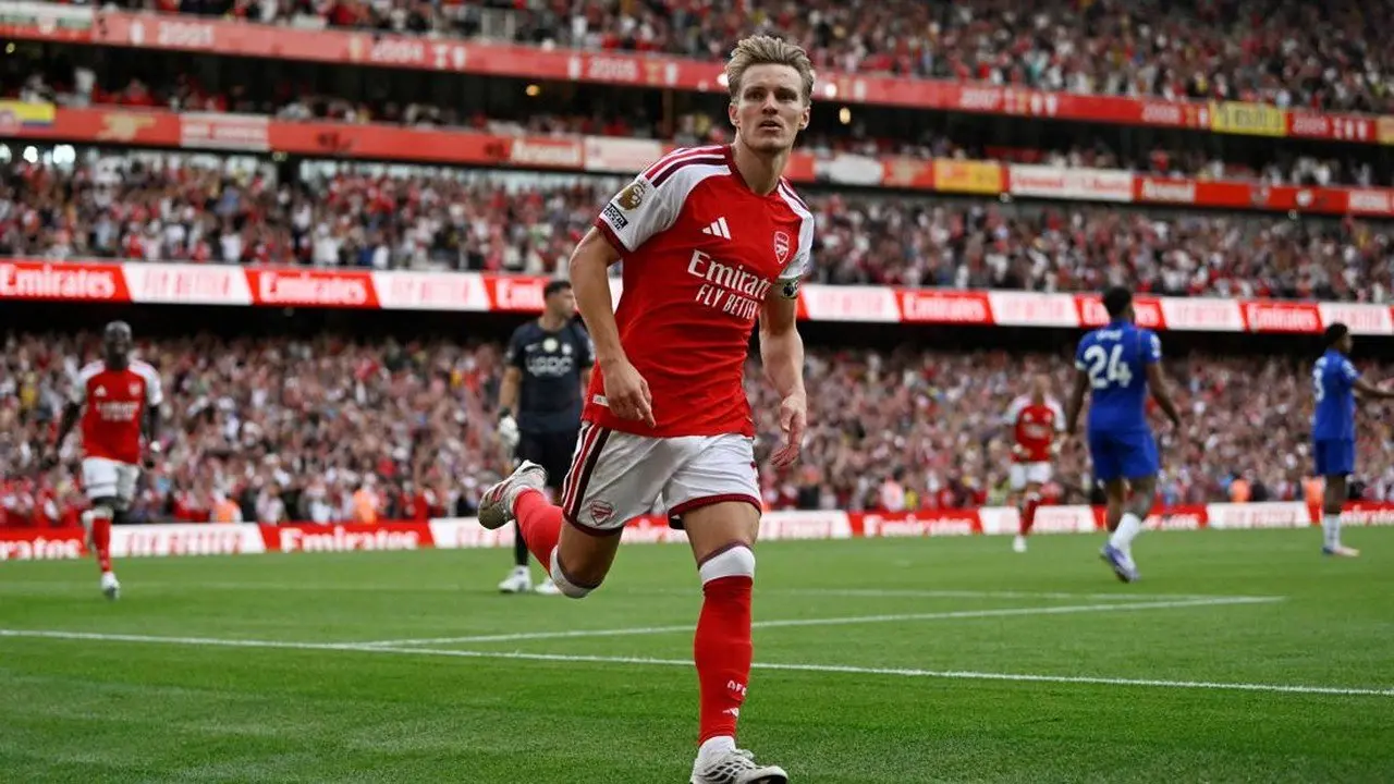 Martin Odegaard Pimpin Arsenal Raih Kemenangan ke-3, Cetak Gol ke Gawang Chelsea