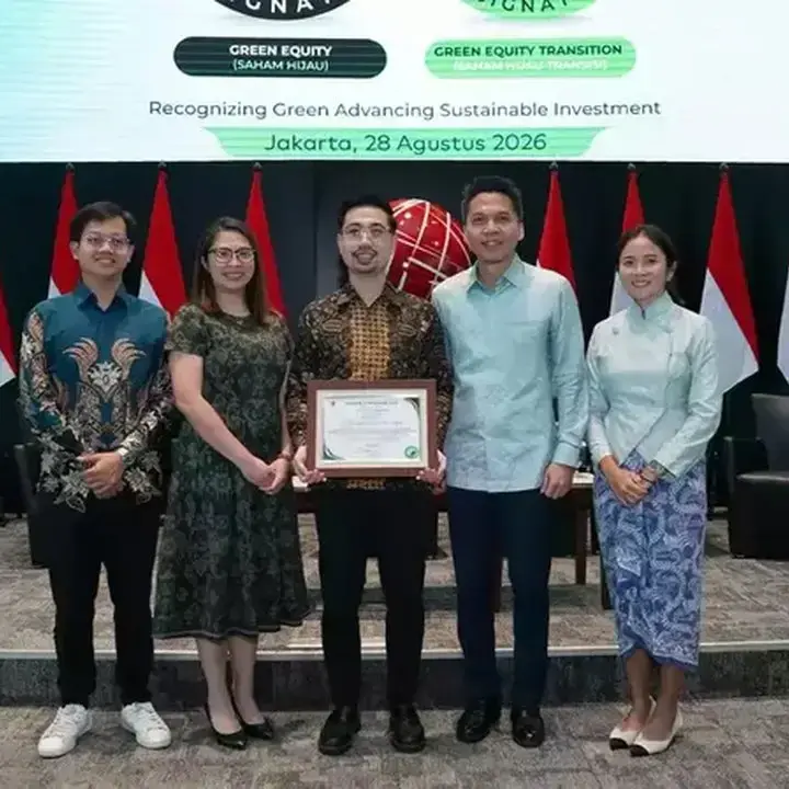 TBS Energi Utama Raih Predikat Saham Hijau Transisi Perdana dari BEI